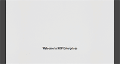 Desktop Screenshot of kopenterprises.com